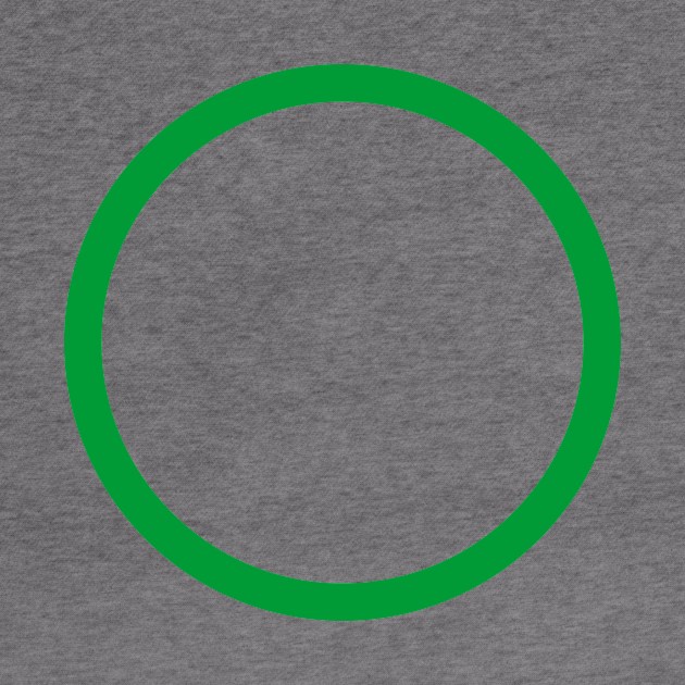 Green Circle | Mob dimple possession tee by PinPom